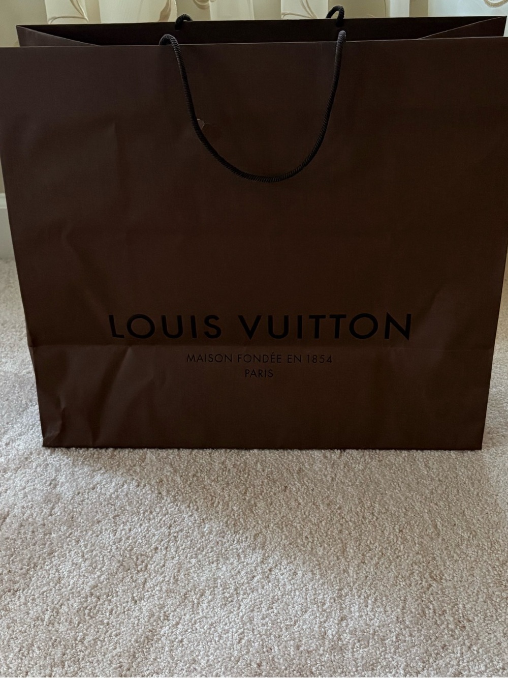 Louis Vuitton Large Shopping Bag – 19" x 16" x 9"